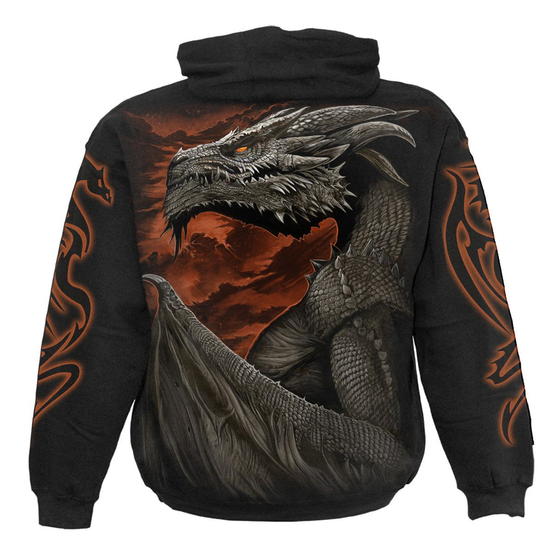 MAJESTIC DRACO - Hoody Black