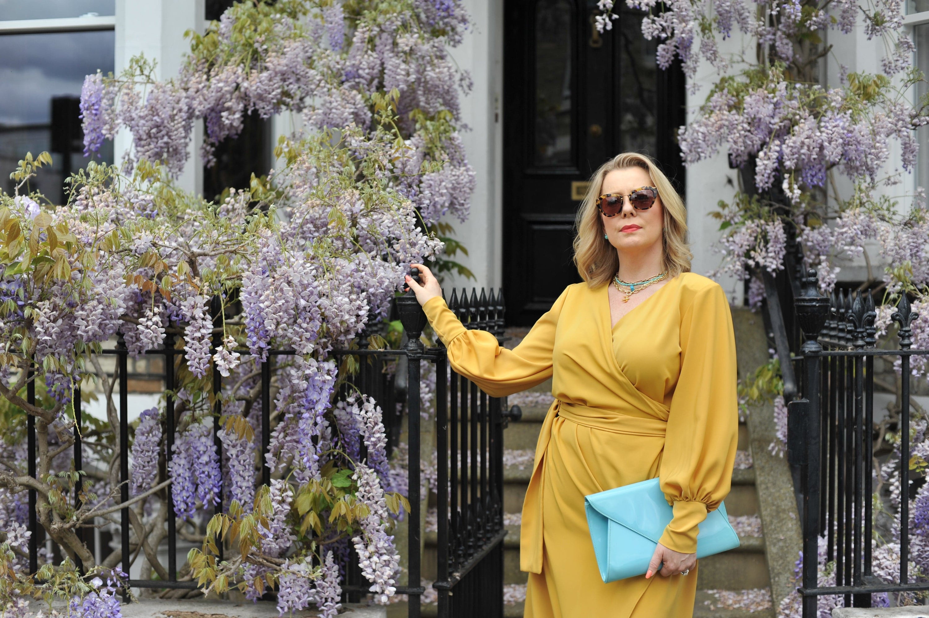 Mustard Wrap Dress