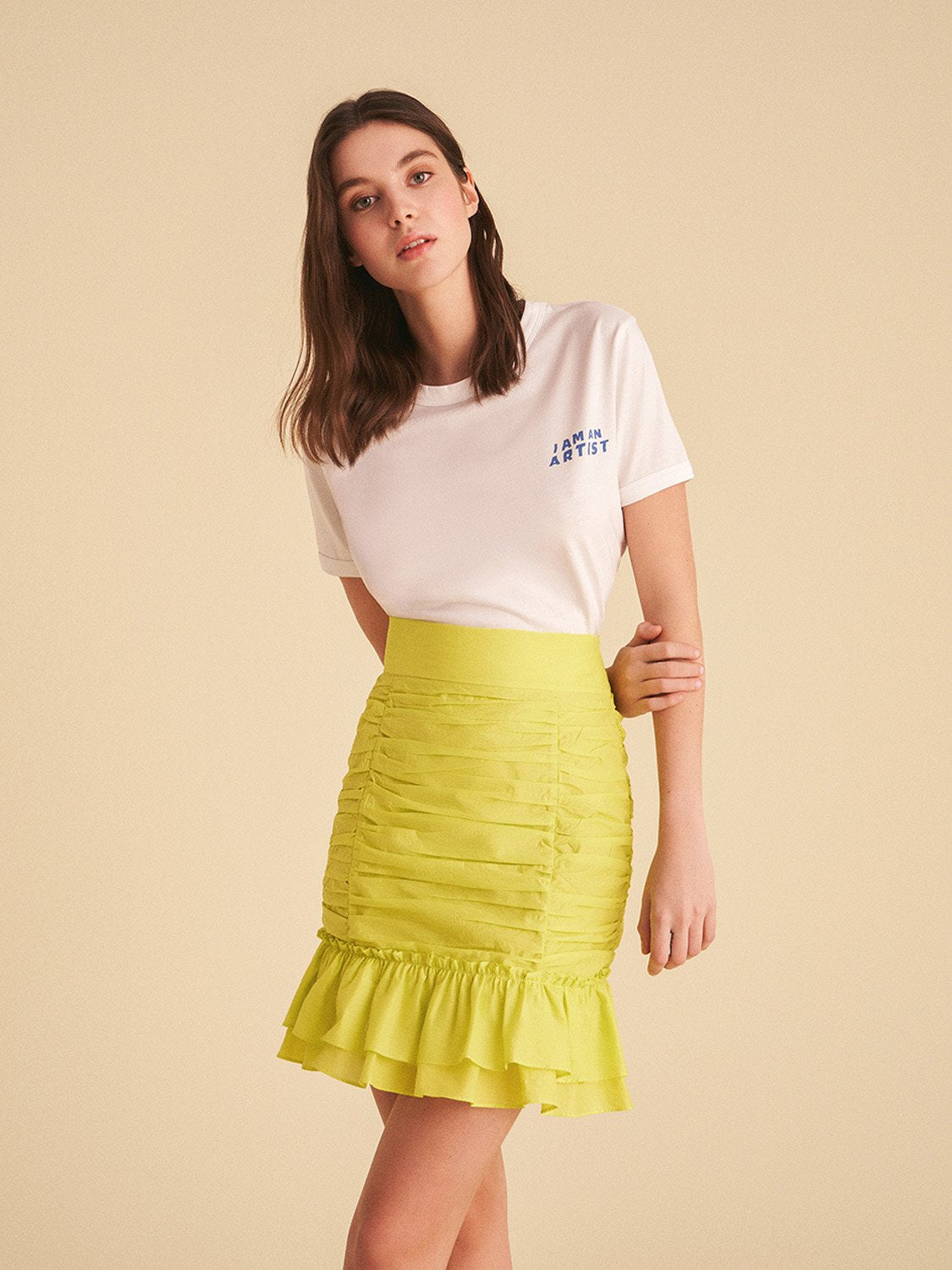 Ruched Skirt