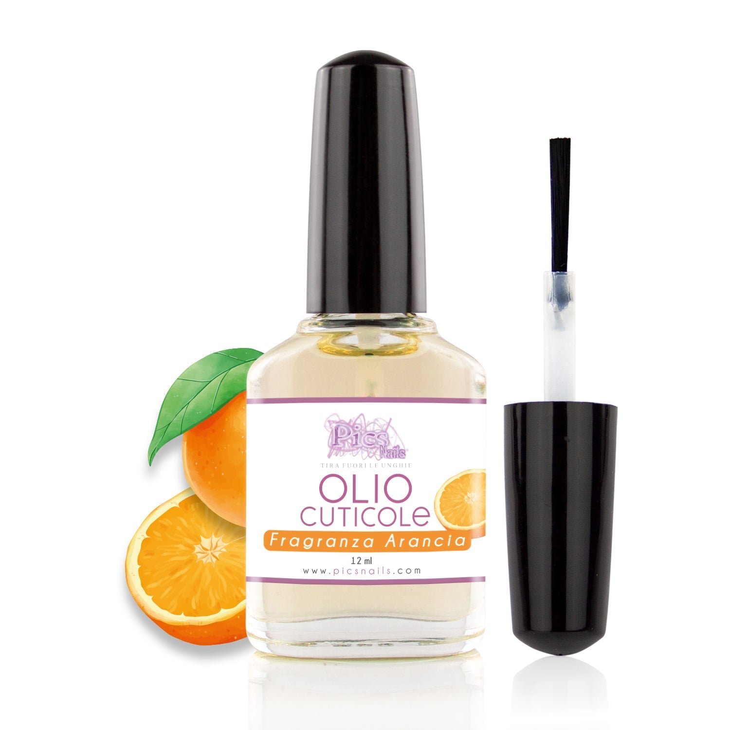 Olio Cuticole Di Mani E Piedi Professionale Arancia 12 ml