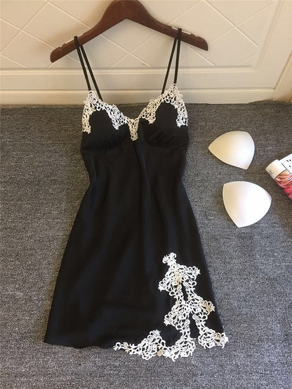 2019 Backless Sexy Strap Ladies Nightdress