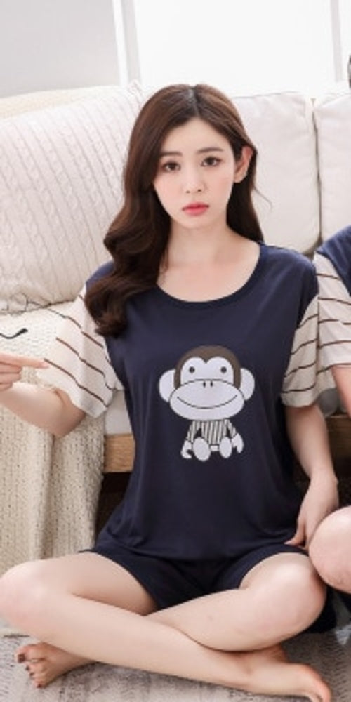 2019 Korean Version Shor Sleeve Cotton