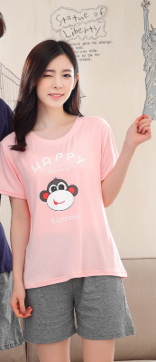 2019 Korean Version Shor Sleeve Cotton