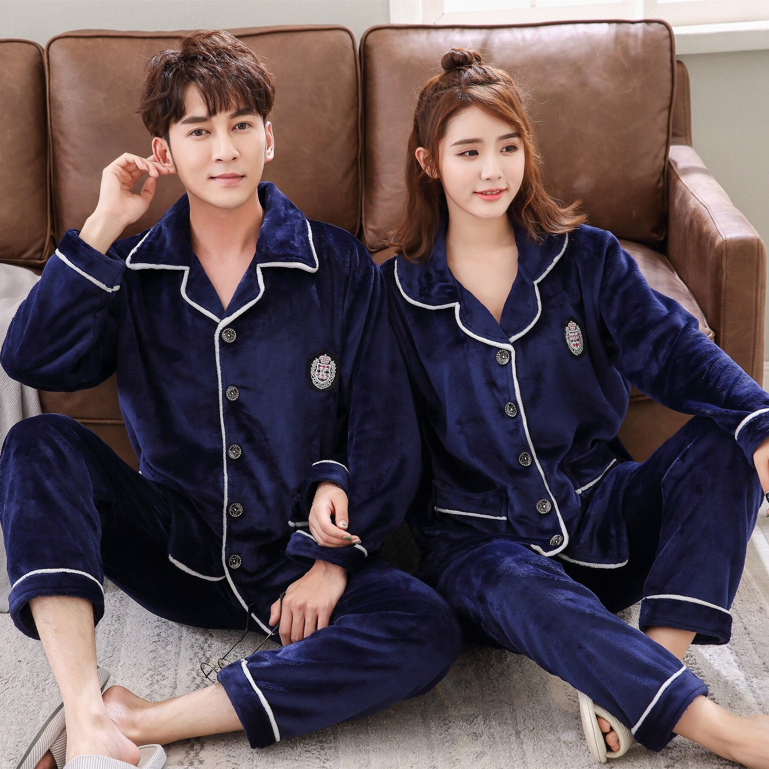 New Home Couple Sleepwear 2025 Long Sleeve