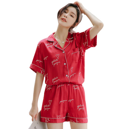 Summer 2019 Fashion Letter Printing Pajamas