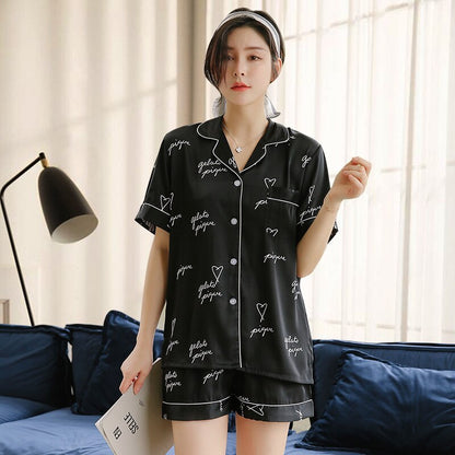 Summer 2019 Fashion Letter Printing Pajamas