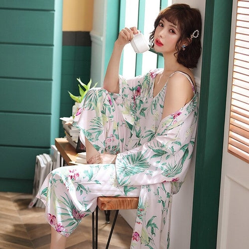 Summer 2019 New Sexy Spaghetti Strap Pajamas