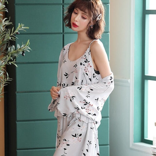 Summer 2019 New Sexy Spaghetti Strap Pajamas