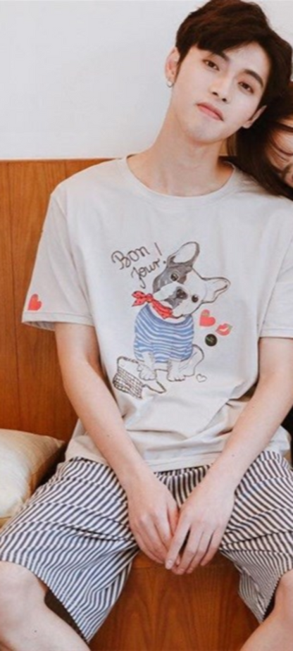 Summer Couple Pajamas Two Piece 2019 New