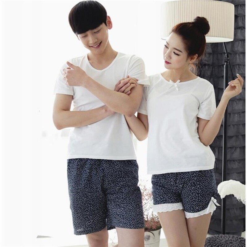 Summer Couple Pajamas Two Piece 2019 New