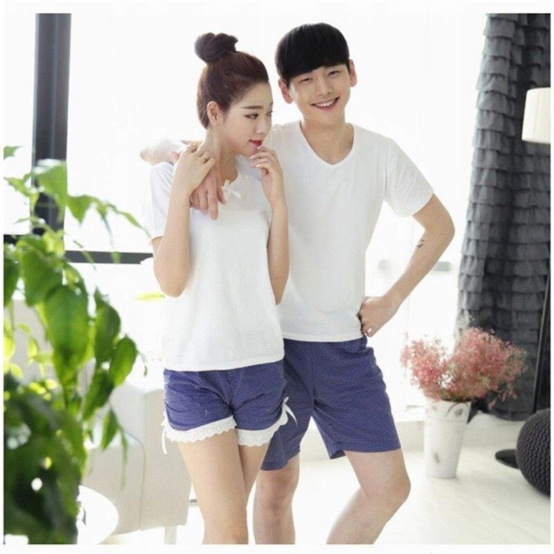 Summer Couple Pajamas Two Piece 2019 New