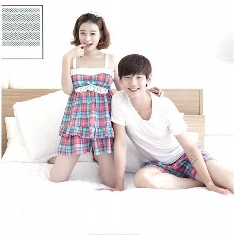 Summer Couple Pajamas Two Piece 2019 New