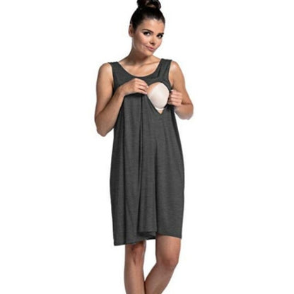 Summer Sleeveless Breathable Nightgowns