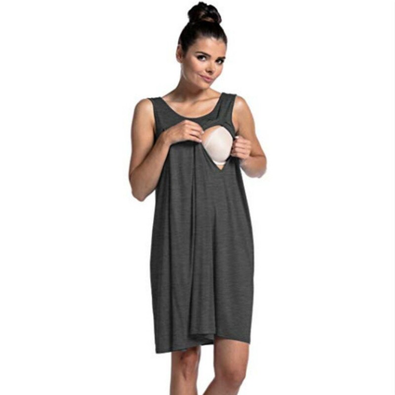 Summer Sleeveless Breathable Nightgowns