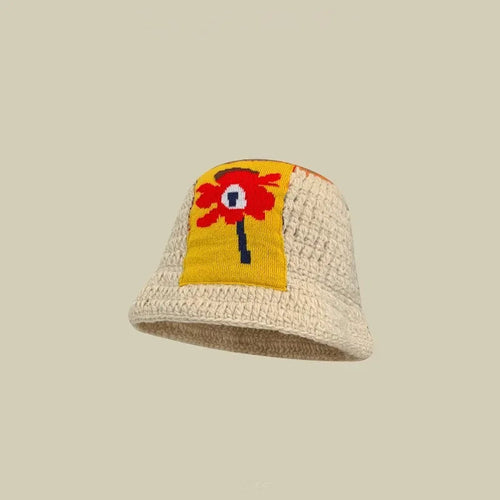 Handmade Knitted Bucket  Hat