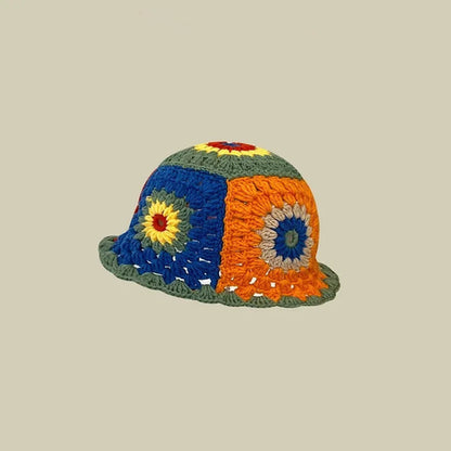 Handmade Knitted Bucket  Hat