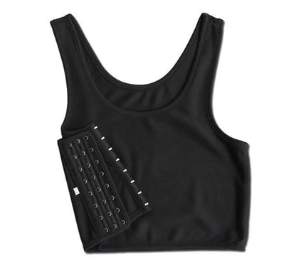 Flat Breast Binder Tomboy Underwear Women Seamless Summer Short Vest