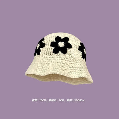 Handmade Knitted Bucket  Hat