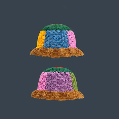 Handmade Knitted Bucket  Hat