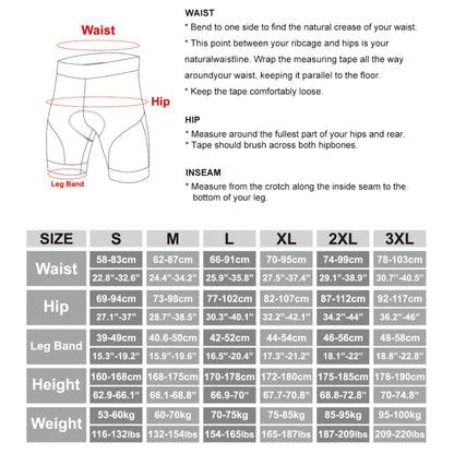 X-TIGER Cycling Underwear 5D Gel Pad Breathable Non-Slip Men Bike