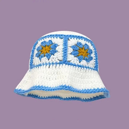 Handmade Knitted Bucket  Hat