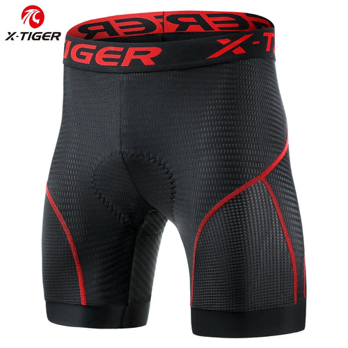 X-TIGER Cycling Underwear 5D Gel Pad Breathable Non-Slip Men Bike