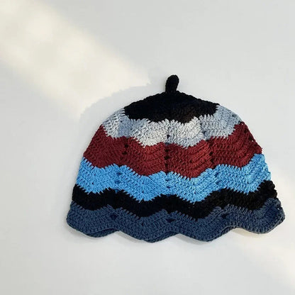 Handmade Knitted Bucket  Hat