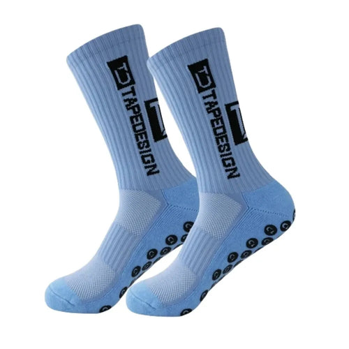 New Men Anti-Slip Football Socks High Quality Soft Breathable