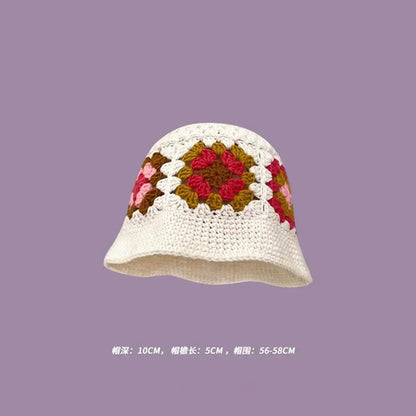 Handmade Knitted Bucket  Hat