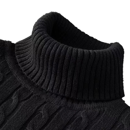 New Turtleneck Sweater Casual Men&