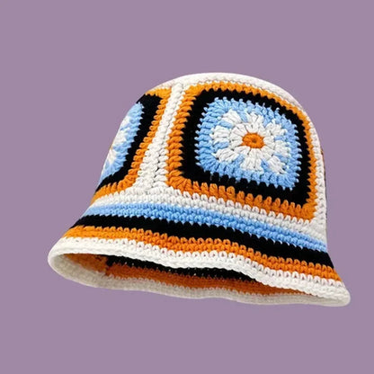 Handmade Knitted Bucket  Hat