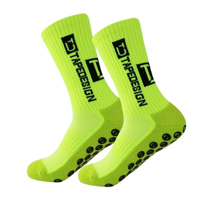 New Men Anti-Slip Football Socks High Quality Soft Breathable