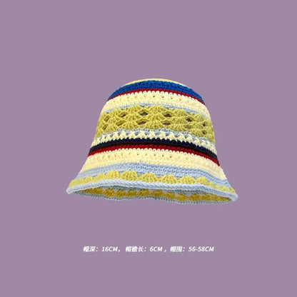 Handmade Knitted Bucket  Hat