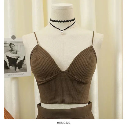 Women Sexy Crop Tops Bra Tube Top Female Streetwear Sleeveless