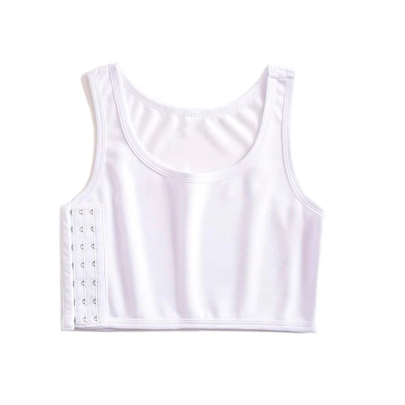 Flat Breast Binder Tomboy Underwear Women Seamless Summer Short Vest