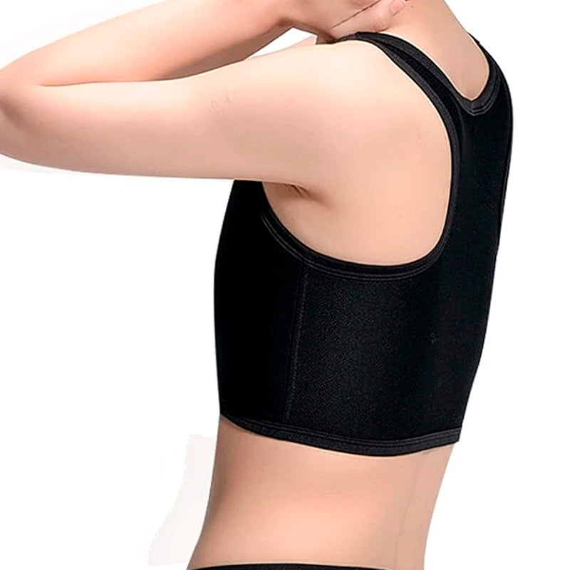 Flat Breast Binder Tomboy Underwear Women Seamless Summer Short Vest