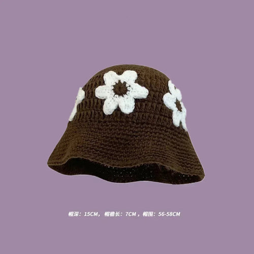 Handmade Knitted Bucket  Hat