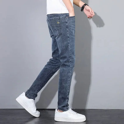 New 2023 Korean Street Harajuku Stretch Denim Jeans S Clothing Luxury