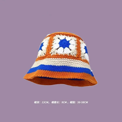 Handmade Knitted Bucket  Hat