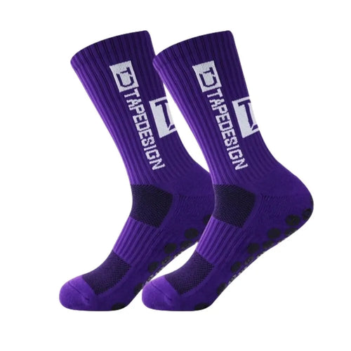 New Men Anti-Slip Football Socks High Quality Soft Breathable