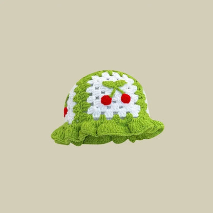 Handmade Knitted Bucket  Hat