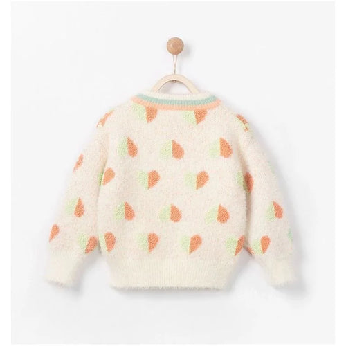 Girls pullover sweater 2024 new knitwear girls fashion children&