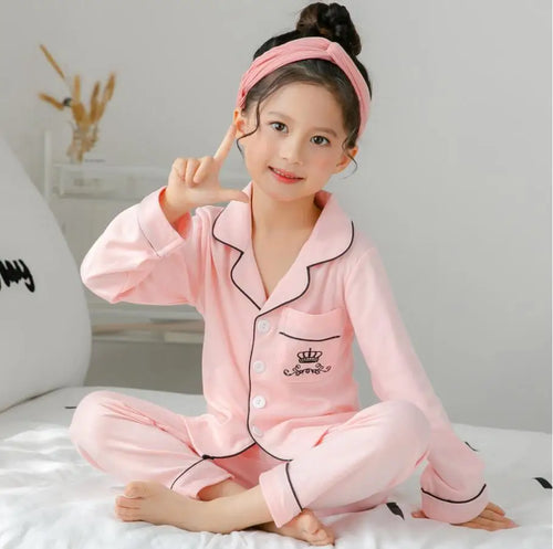 Sping Autumn Baby Girls Clothes Pajamas Sets Boy Pyjamas Kids Homewear