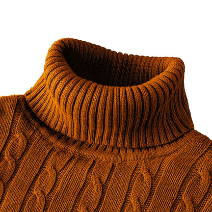 New Turtleneck Sweater Casual Men&