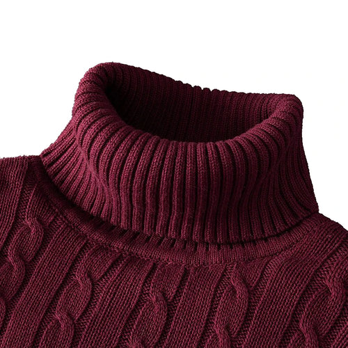 New Turtleneck Sweater Casual Men&