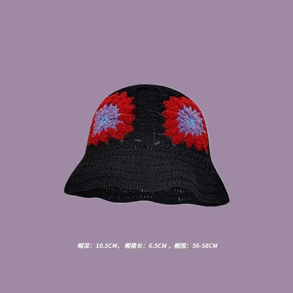 Handmade Knitted Bucket  Hat