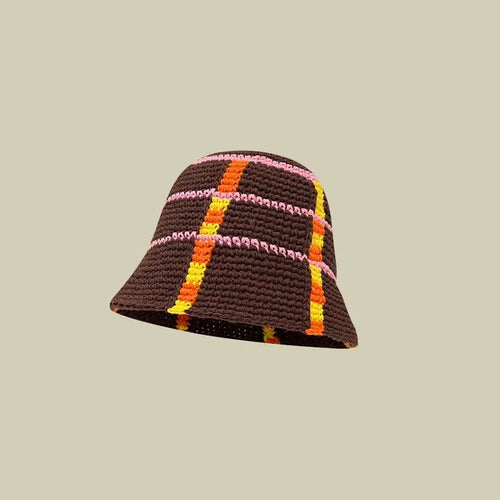 Handmade Knitted Bucket  Hat