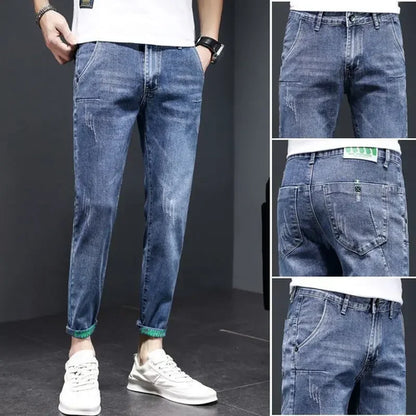 New 2023 Korean Street Harajuku Stretch Denim Jeans S Clothing Luxury