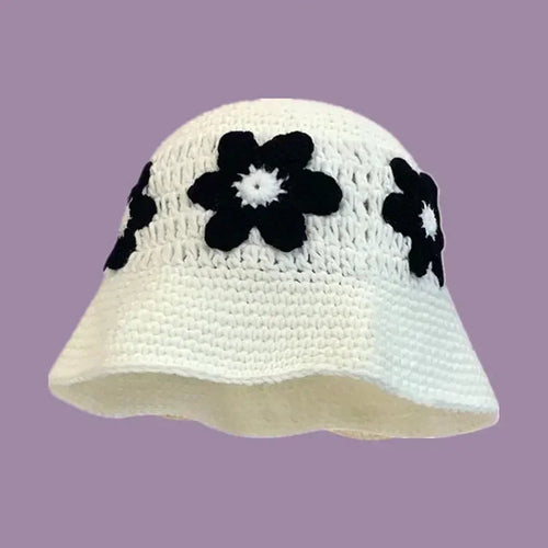 Handmade Knitted Bucket  Hat