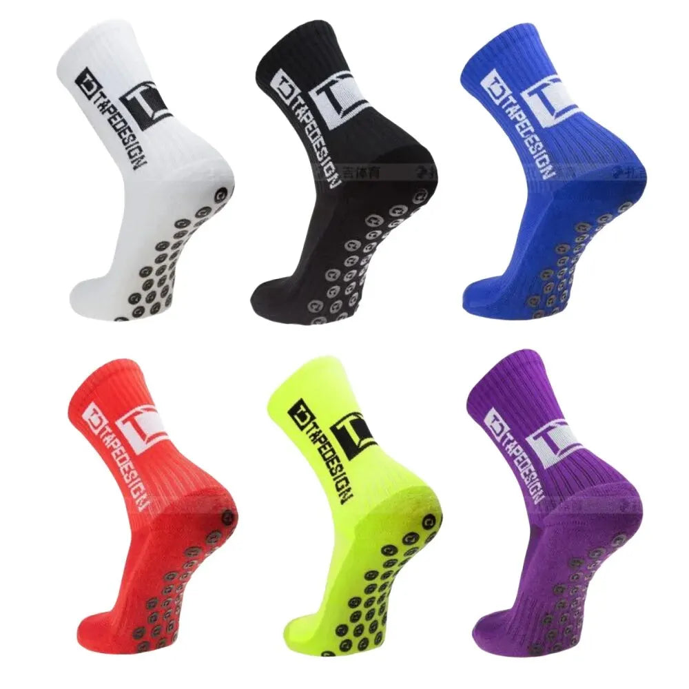 New Men Anti-Slip Football Socks High Quality Soft Breathable